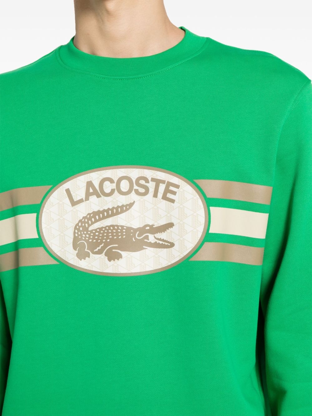 logo-print cotton sweatshirt - 5