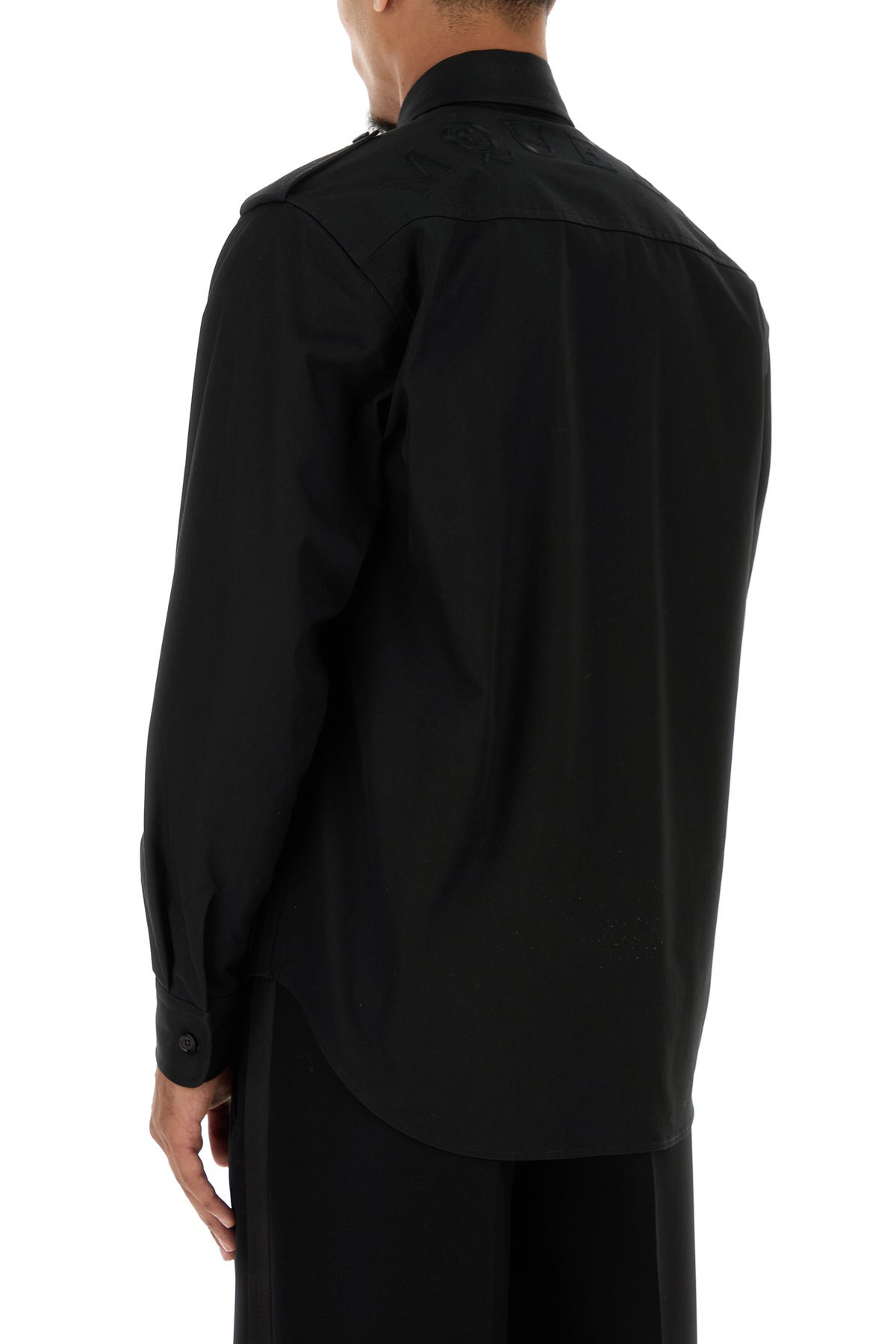 Black cotton shirt - 4