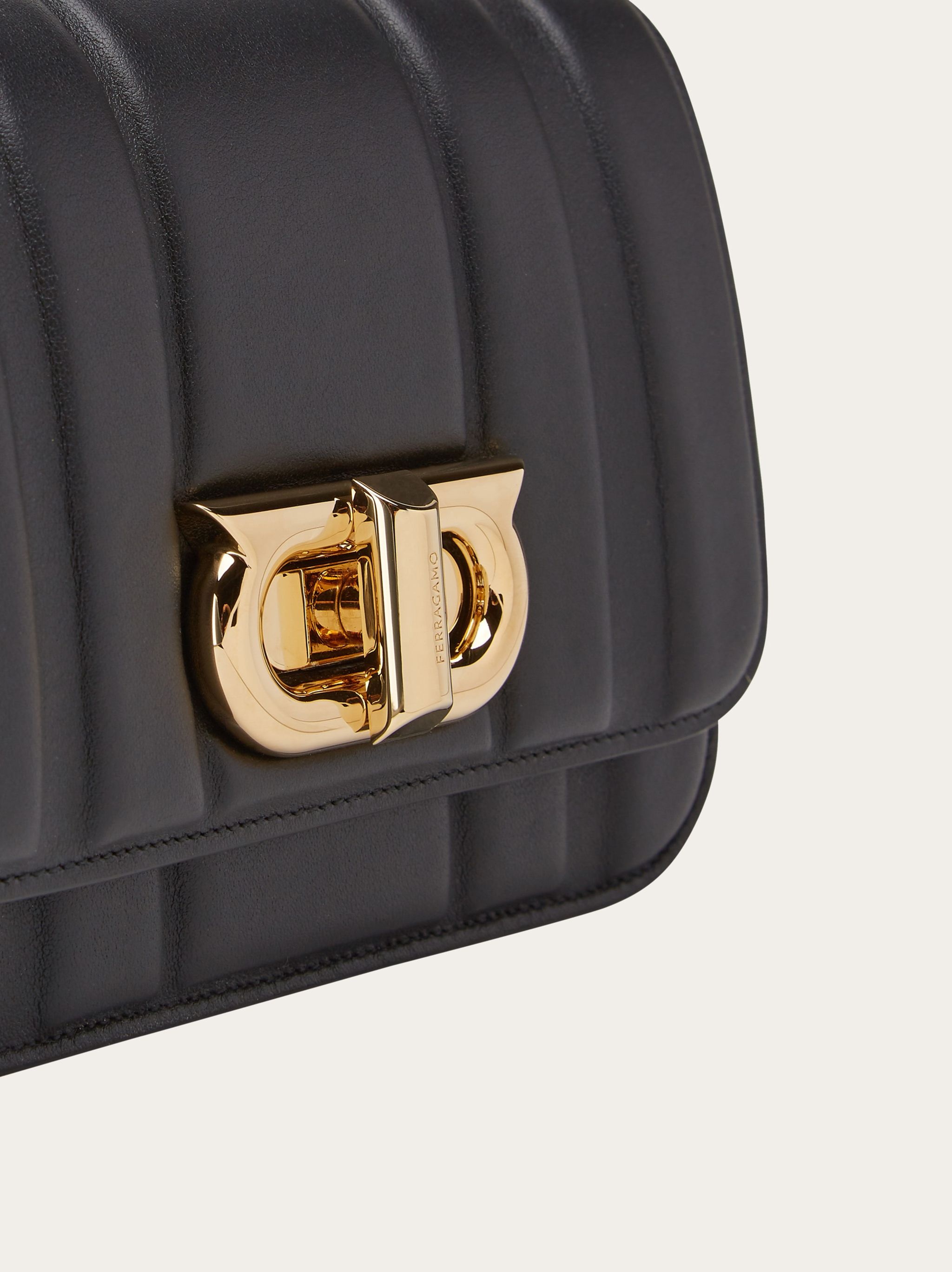FERRAGAMO Mini bag with new Gancini | REVERSIBLE