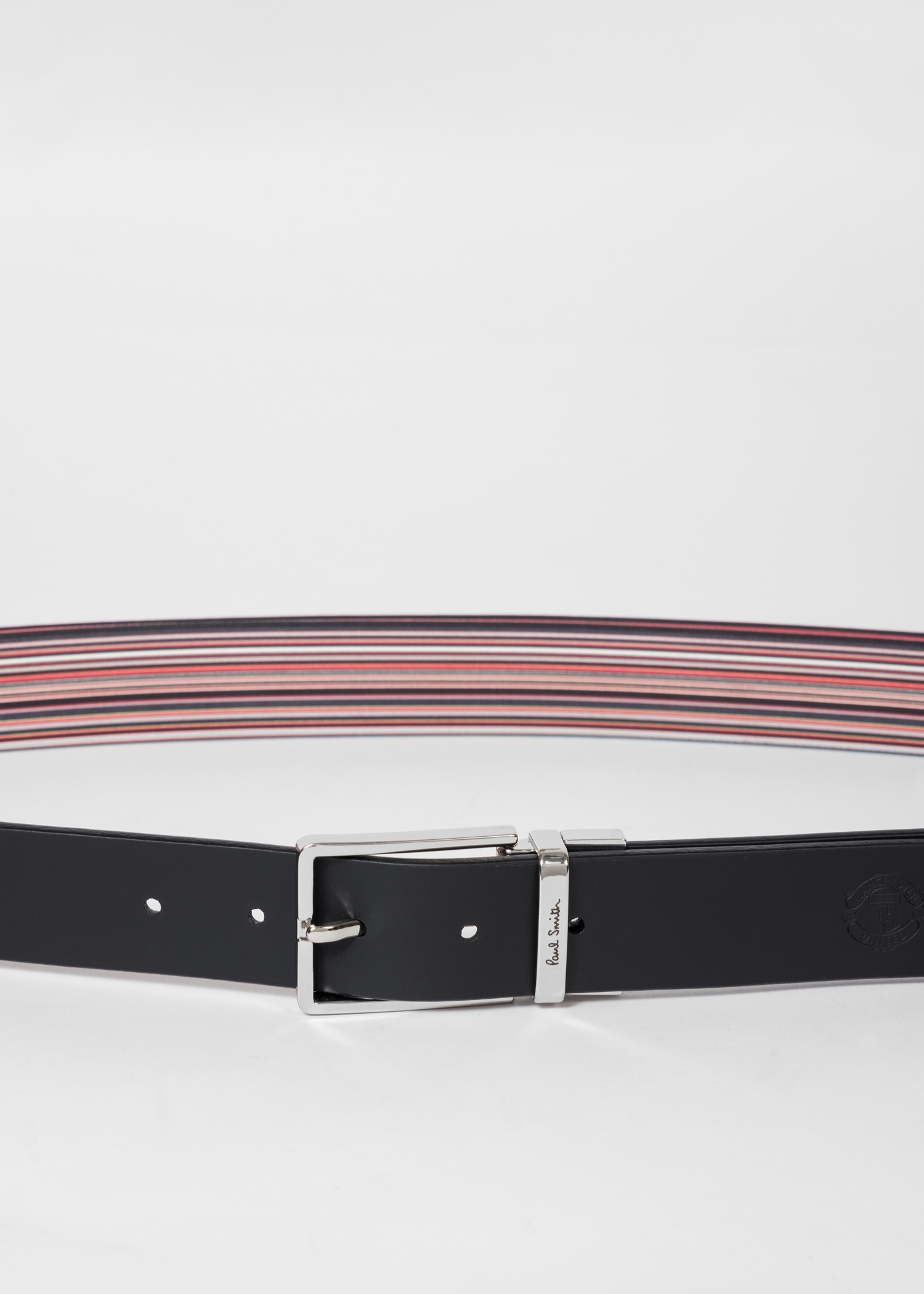 Paul Smith & Manchester United - Cut-to-Fit Reversible Leather Belt - 4