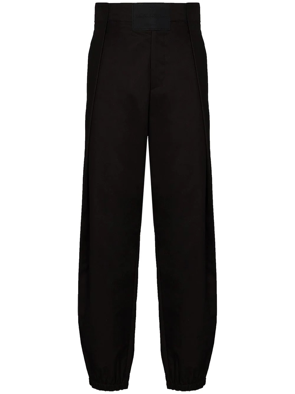 side-panel tapered trousers - 1