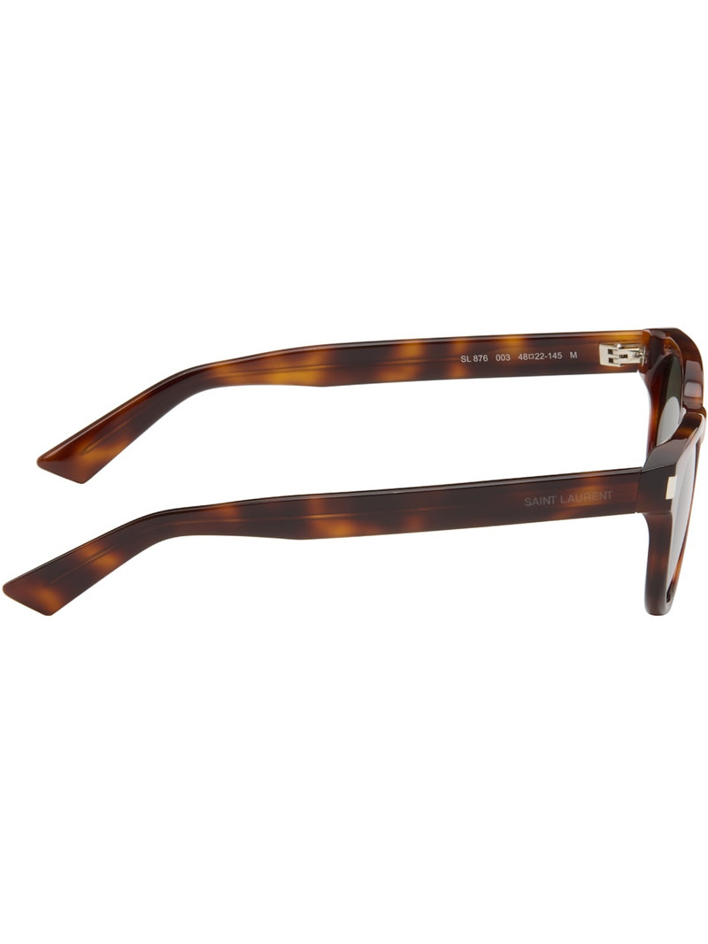 SAINT LAURENT Brown SL 876 Sunglasses outlook