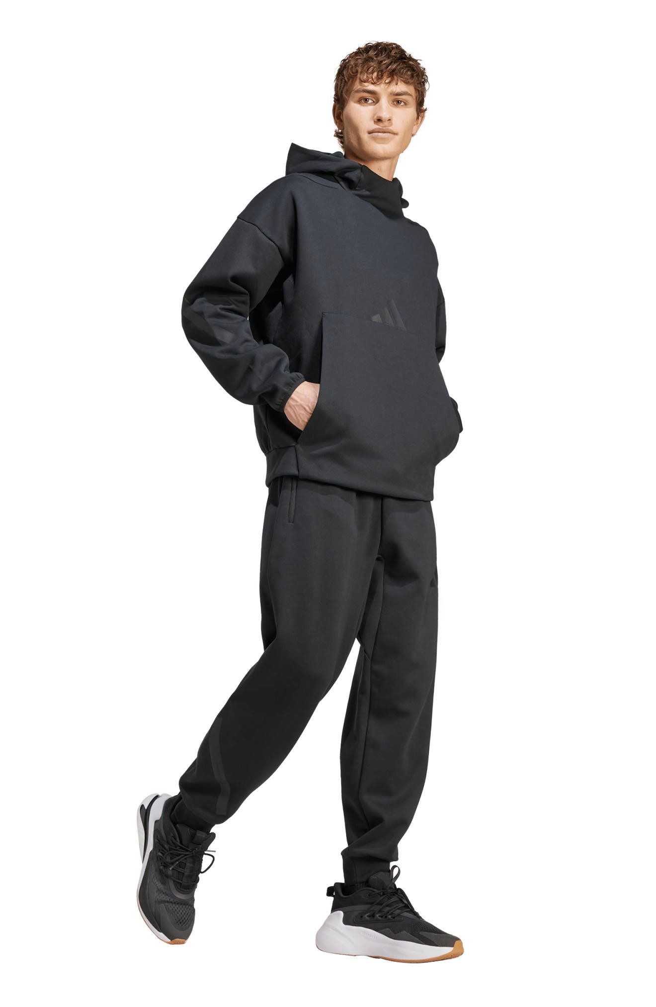adidas Z.N.E. Hoodie in Black at Nordstrom - 6