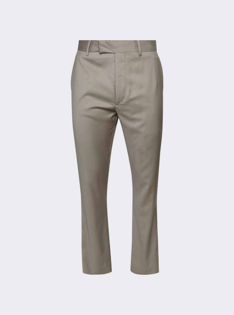 Wool Kick Flare Pant Khaki - 1