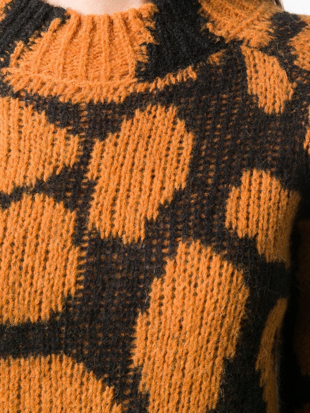 animal-pattern crew-neck jumper - 5