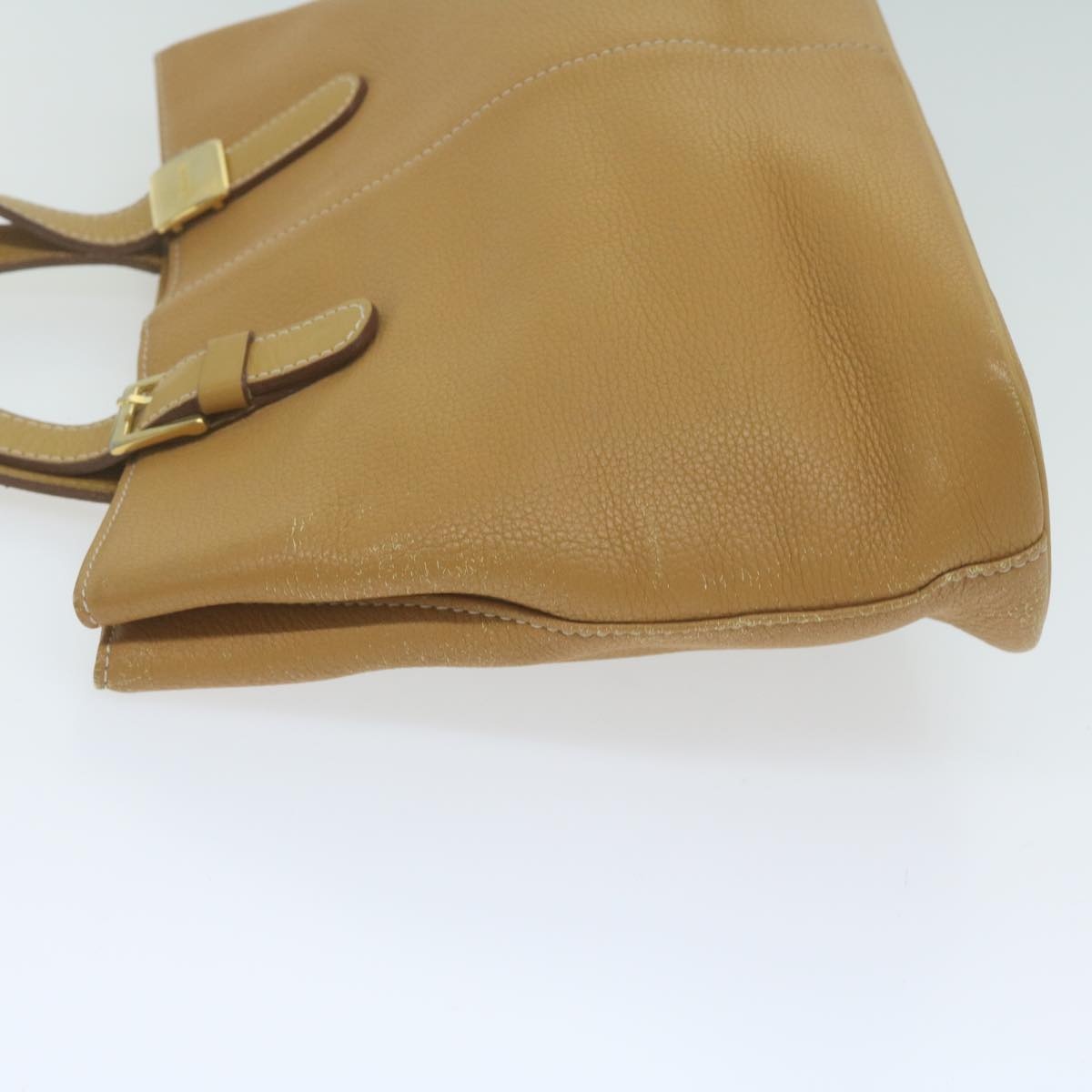 Burberry Tote Bag Leather Beige - 4
