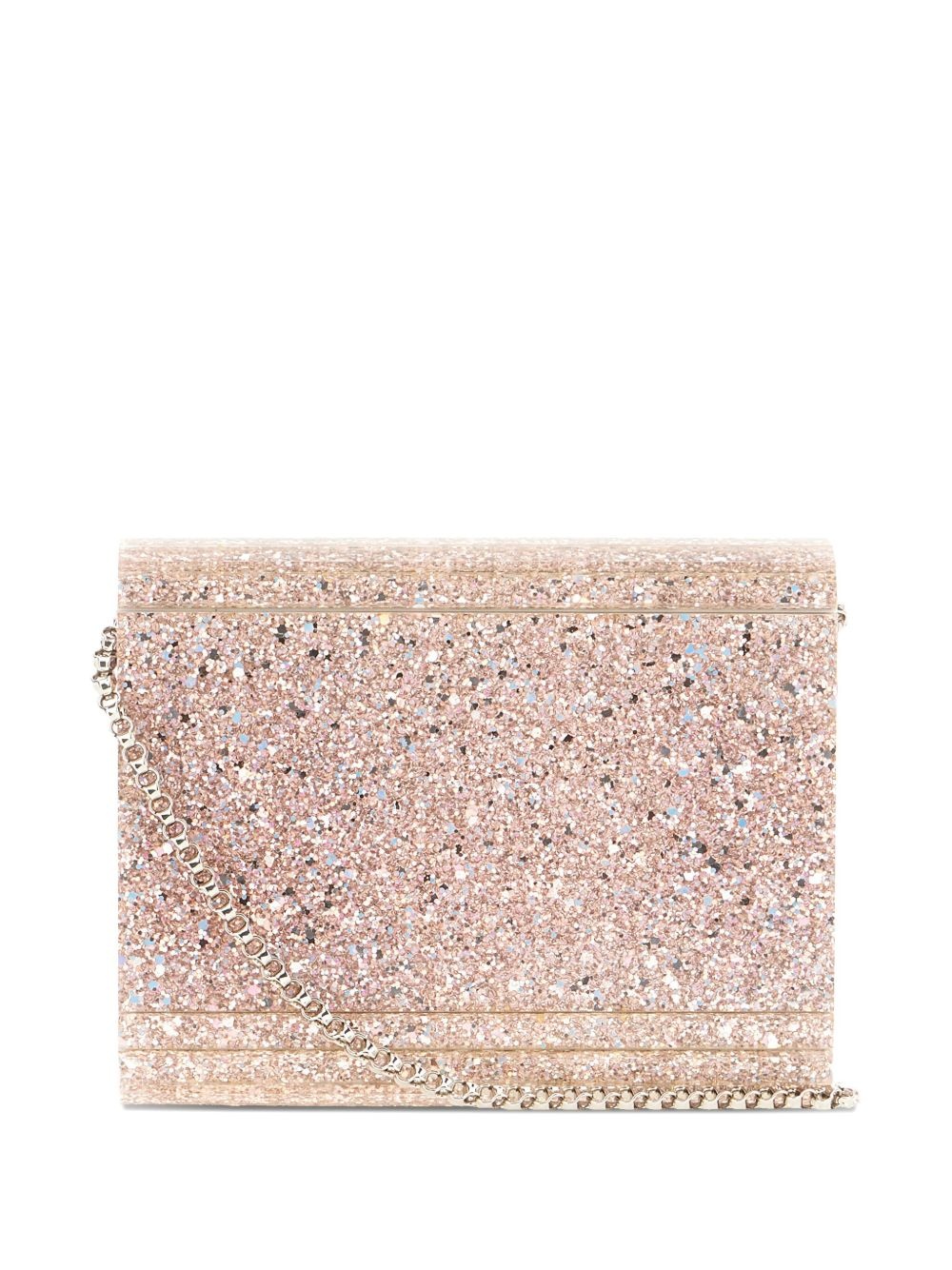 glitter-panelled clutch - 2