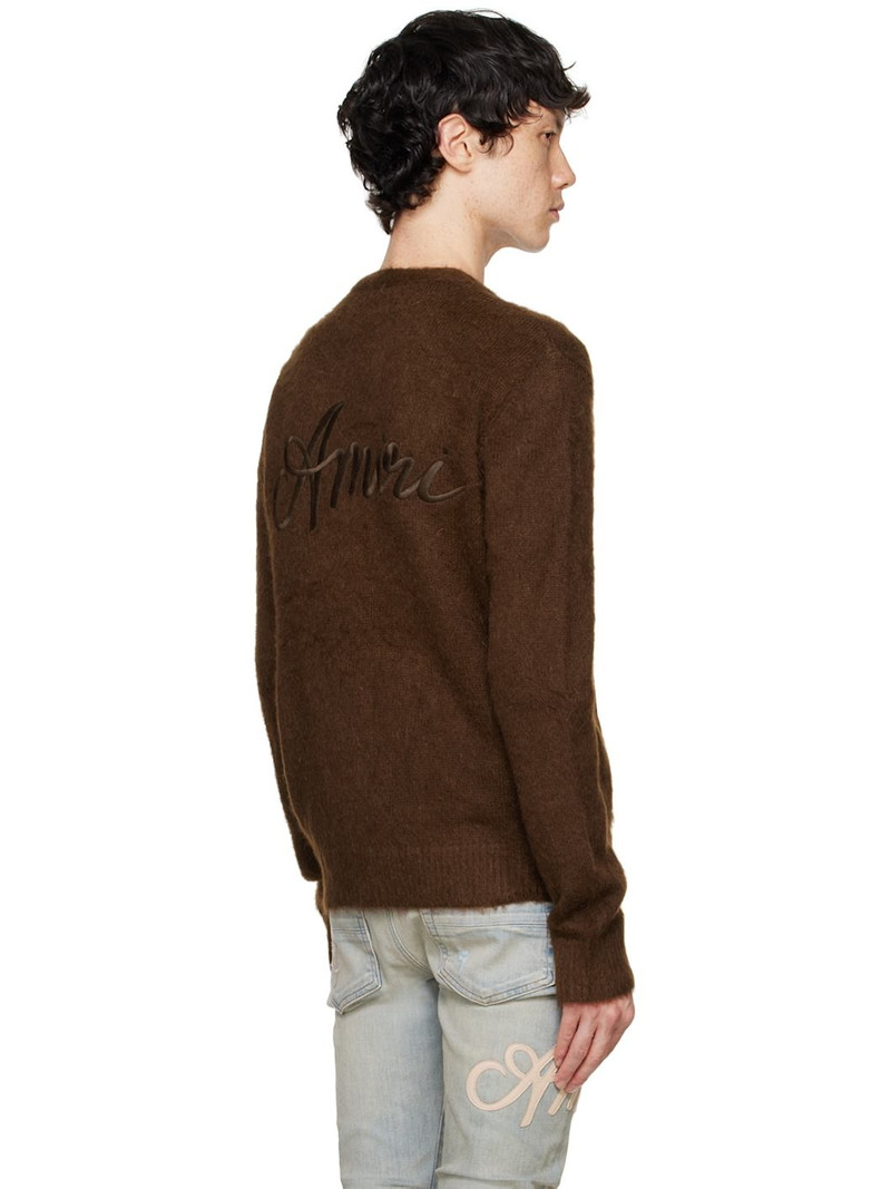 Brown MA Swirl Cardigan 3