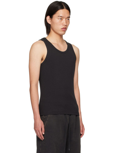 entire studios Black Rib Tank Top outlook