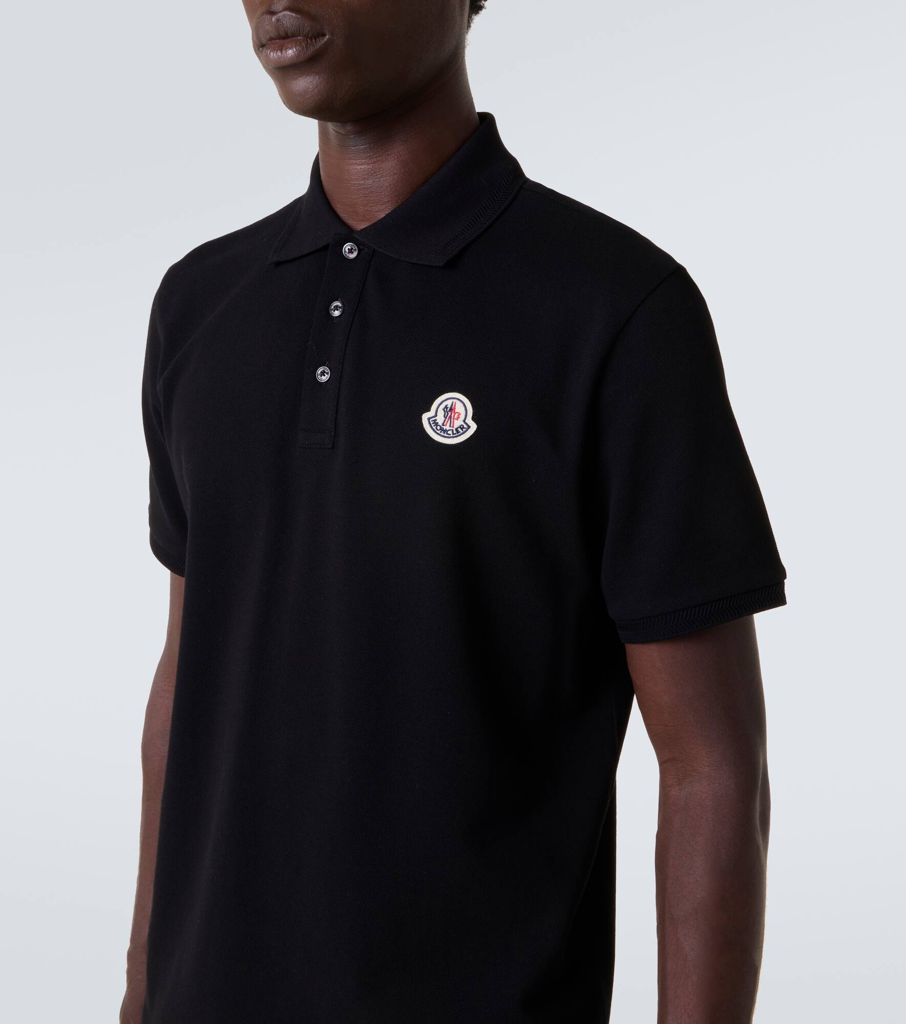 Logo cotton piqué polo shirt - 5