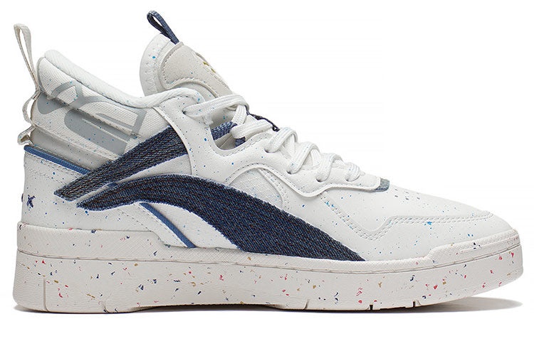 (WMNS) Li-Ning Superwave Mid 'White Navy' AGCS106-2 - 2