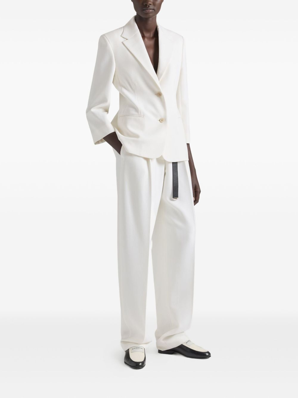 pleated wool trousers - 2