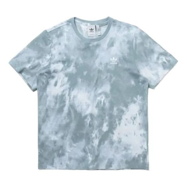 Men's adidas SS22 Tie Dye Sports Home Short Sleeve Colorblock T-Shirt HE9448 - 1