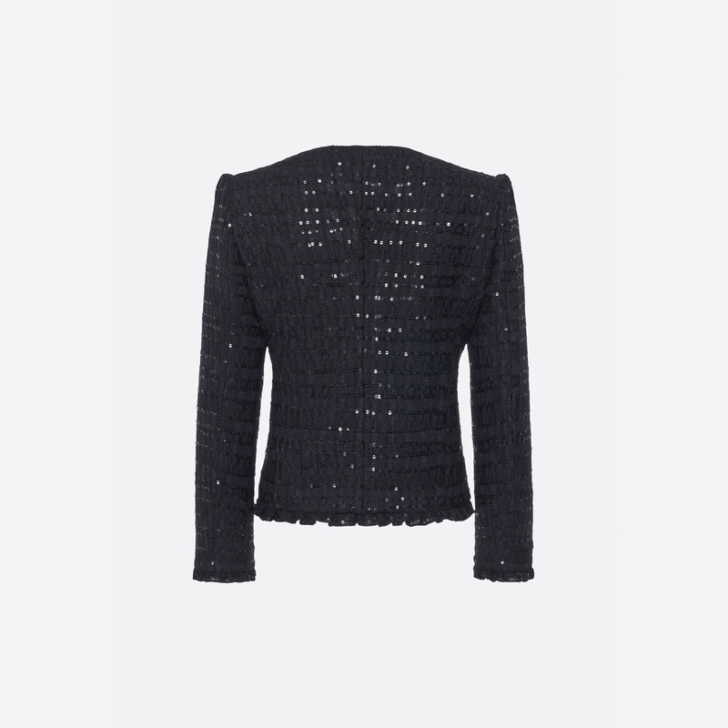 SEQUIN TWEED JACKET 2