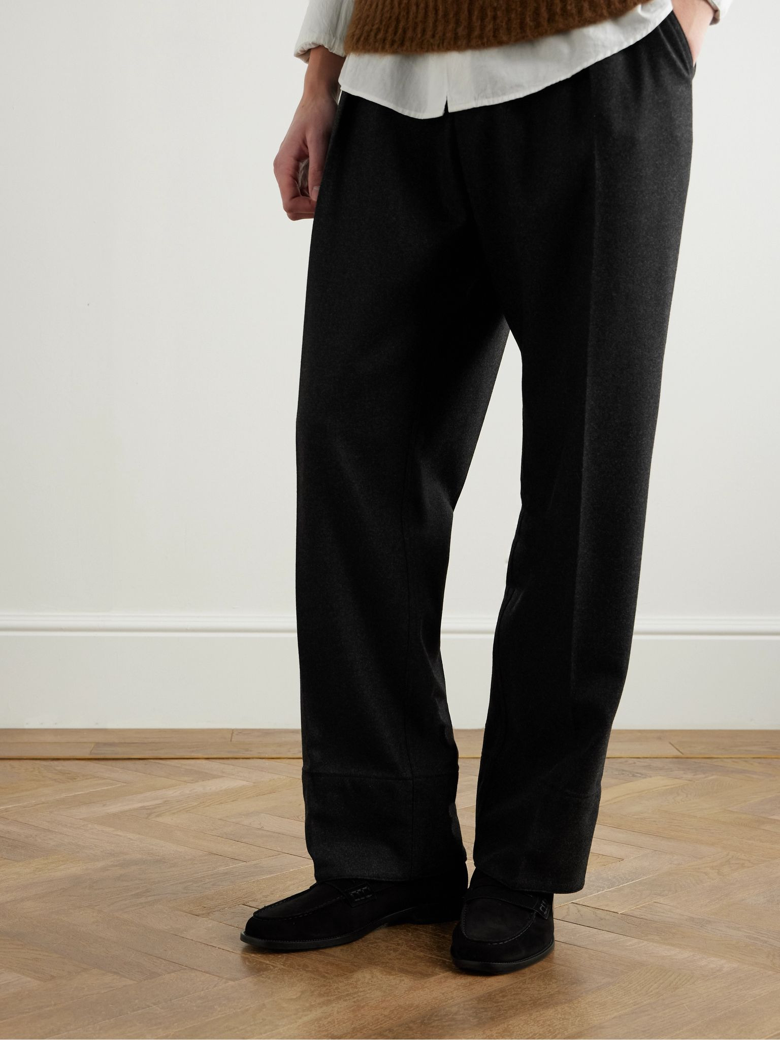 Perry Suede Penny Loafers Black - 2
