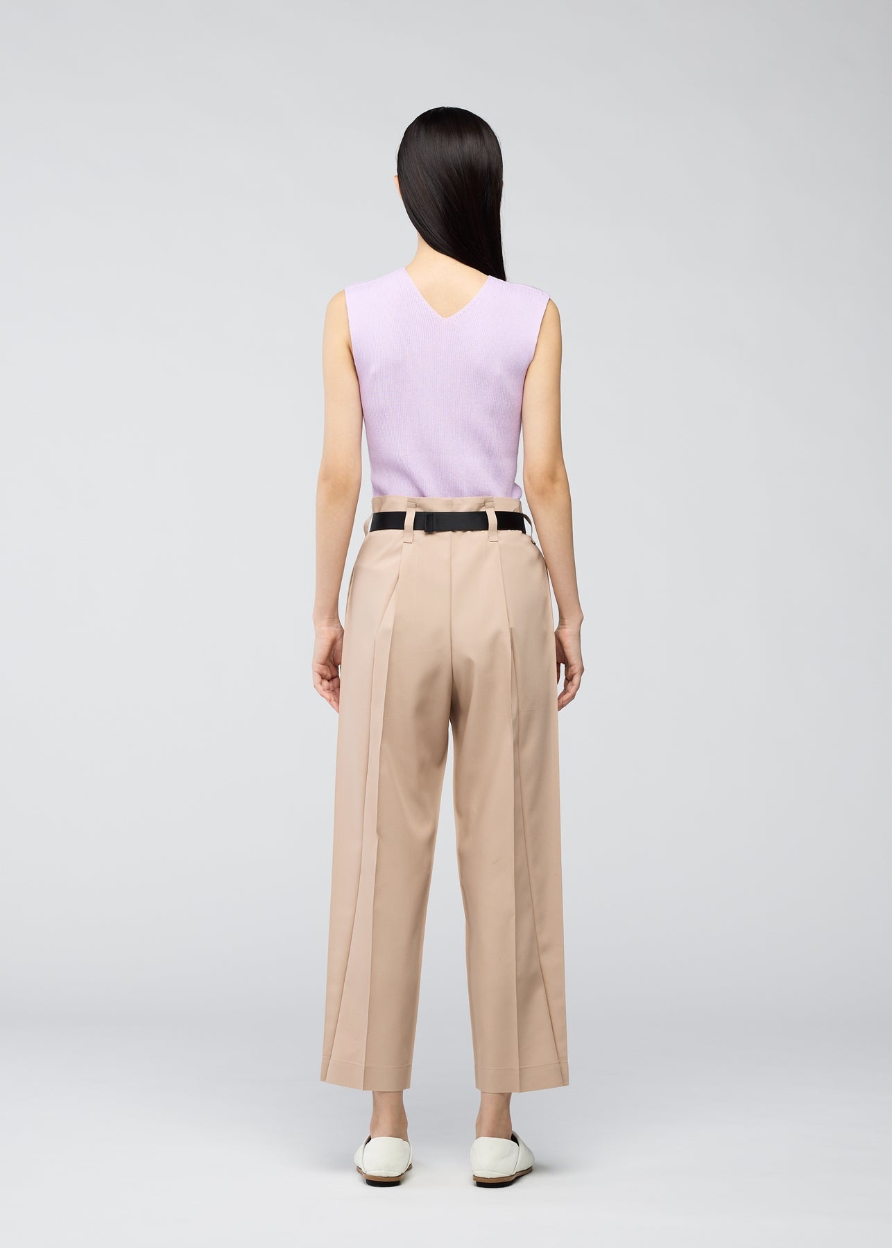 OBLIQUE FOLD BOTTOMS PANTS - 4