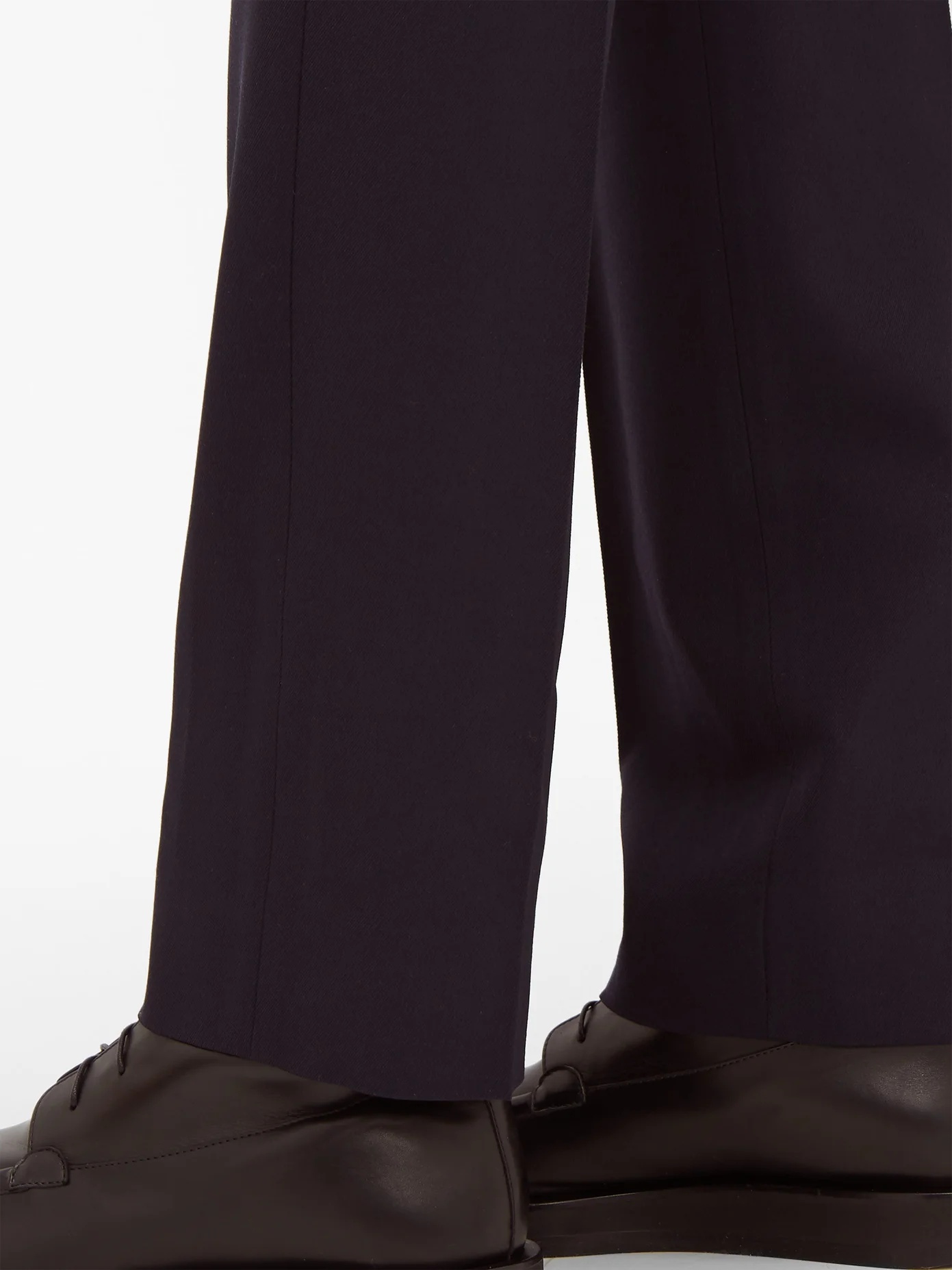 Tailored virgin wool-twill trousers - 4