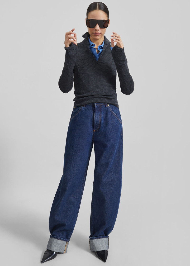 Darkpark Khris Barrel Leg Denim - Tokyo Midnight 5