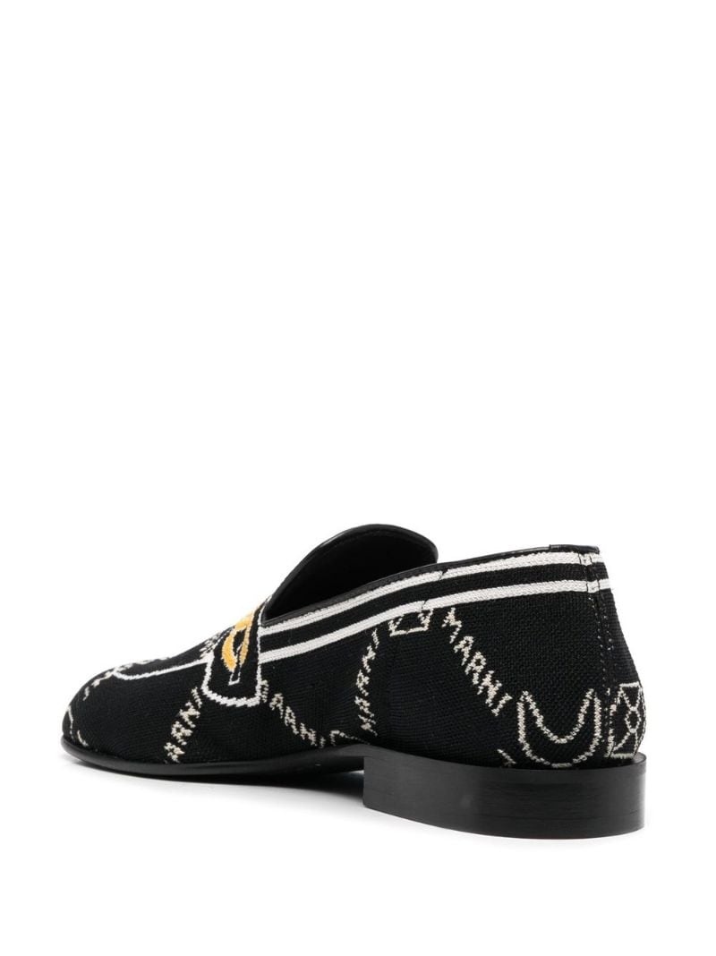 Marnigram trompe l'oeil jacquard moccasins - 3