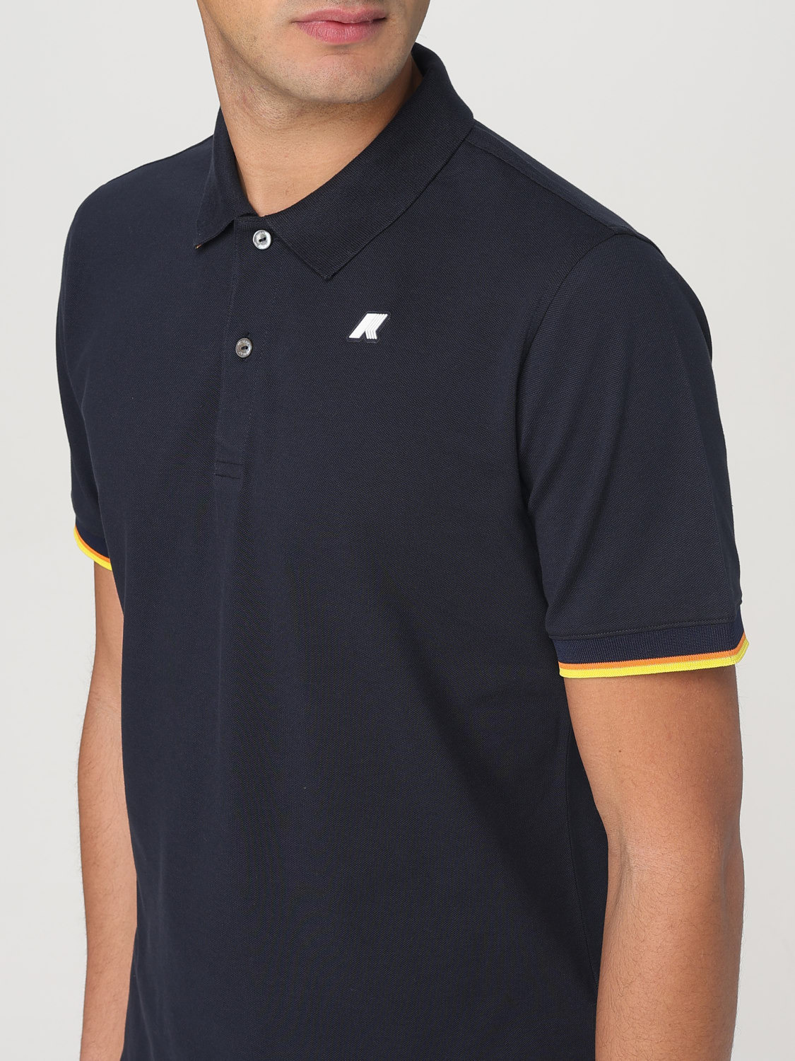 K-way basic cotton polo shirt with mini logo - 3