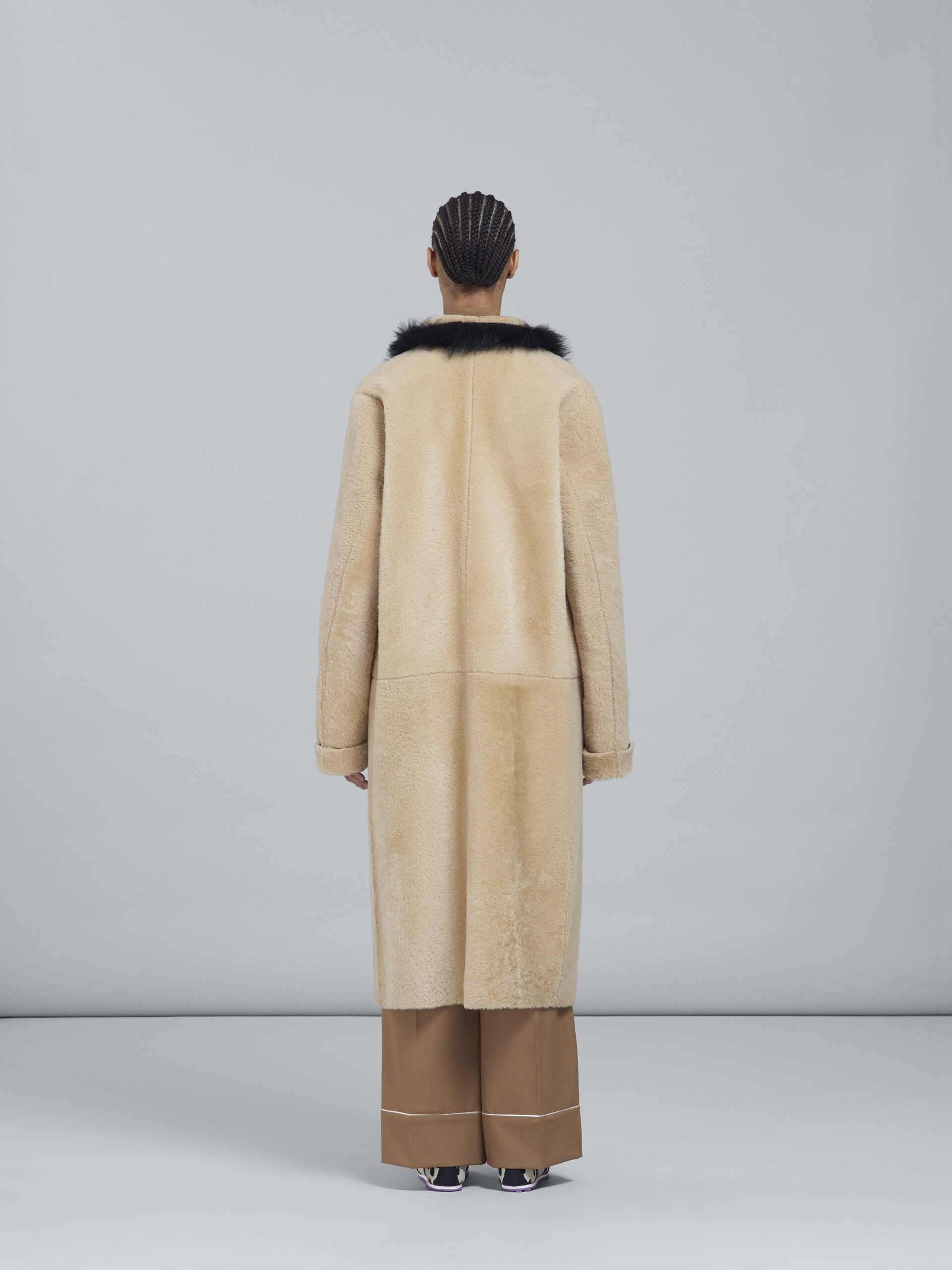 LIGHT MERINO VELOUR COAT - 3