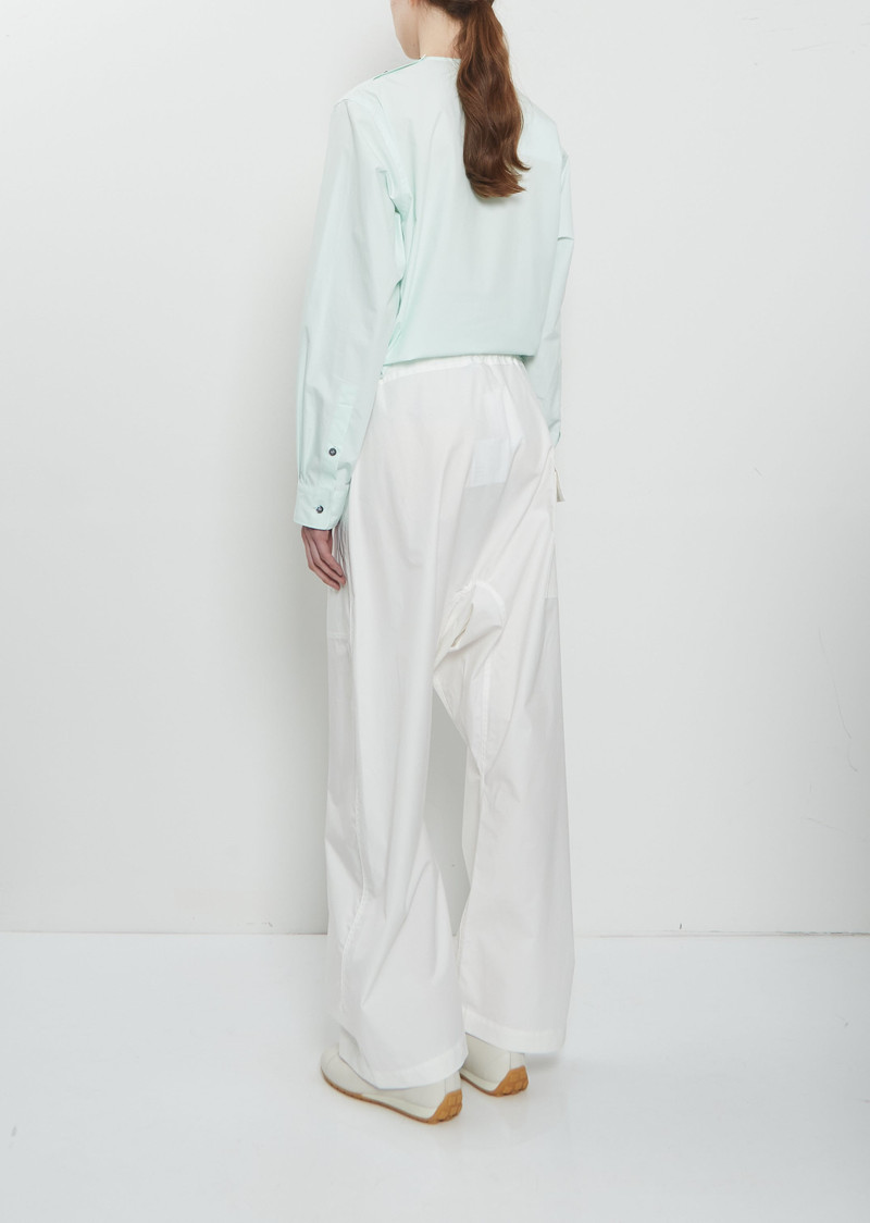 SOFIE D'HOORE Pack Side Zip Cotton Pant — White outlook