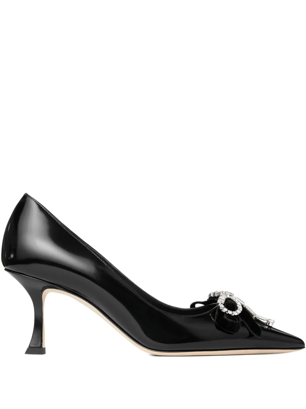 70mm Auria crystal-bow pumps - 1