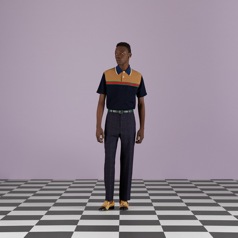 GUCCI Wool jersey polo shirt outlook