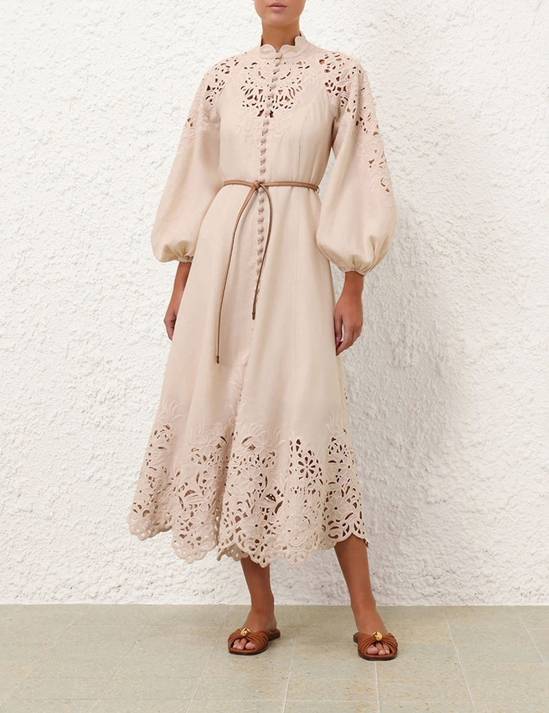 Zimmermann WYLIE EMBROIDERED BILLOW DRESS outlook