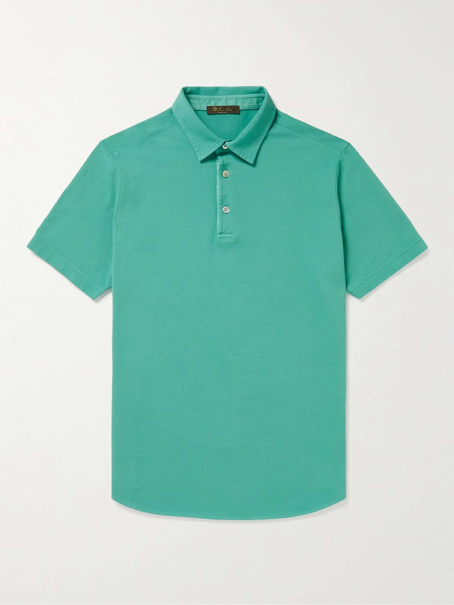 Cotton-Piqué Polo Shirt - 1