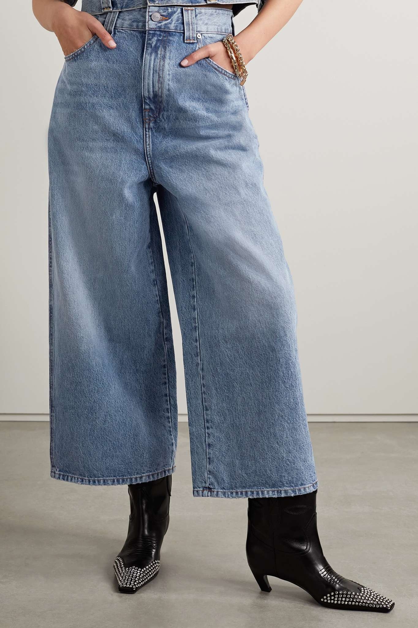 Rapton high-rise wide-leg jeans - 3
