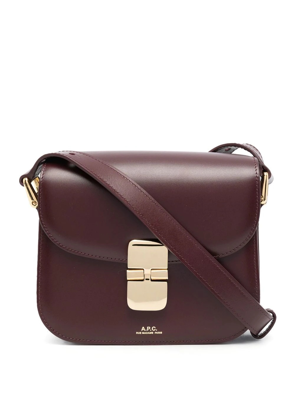 leather cross-body bag - 1