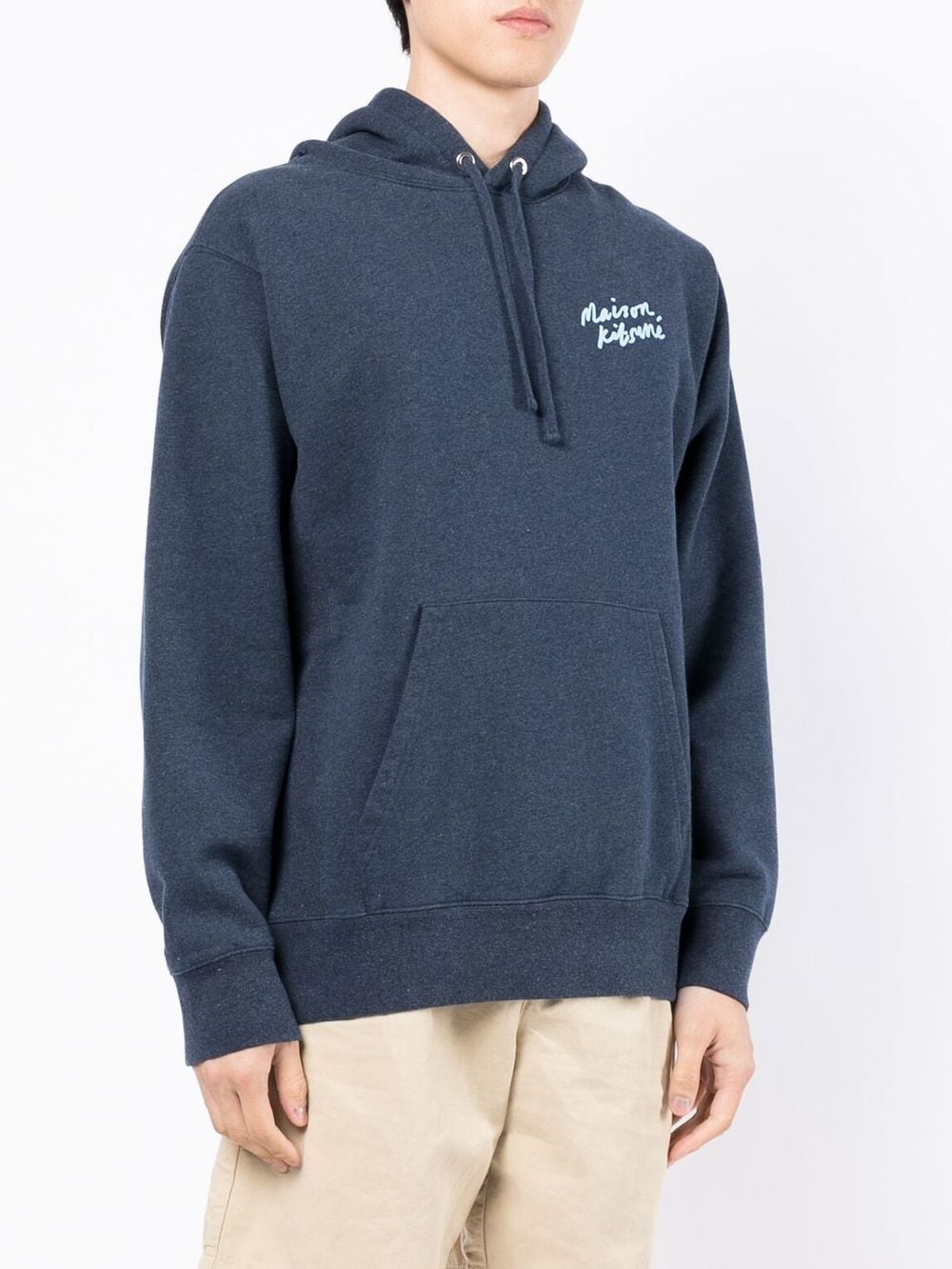 logo-print pullover hoodie - 3