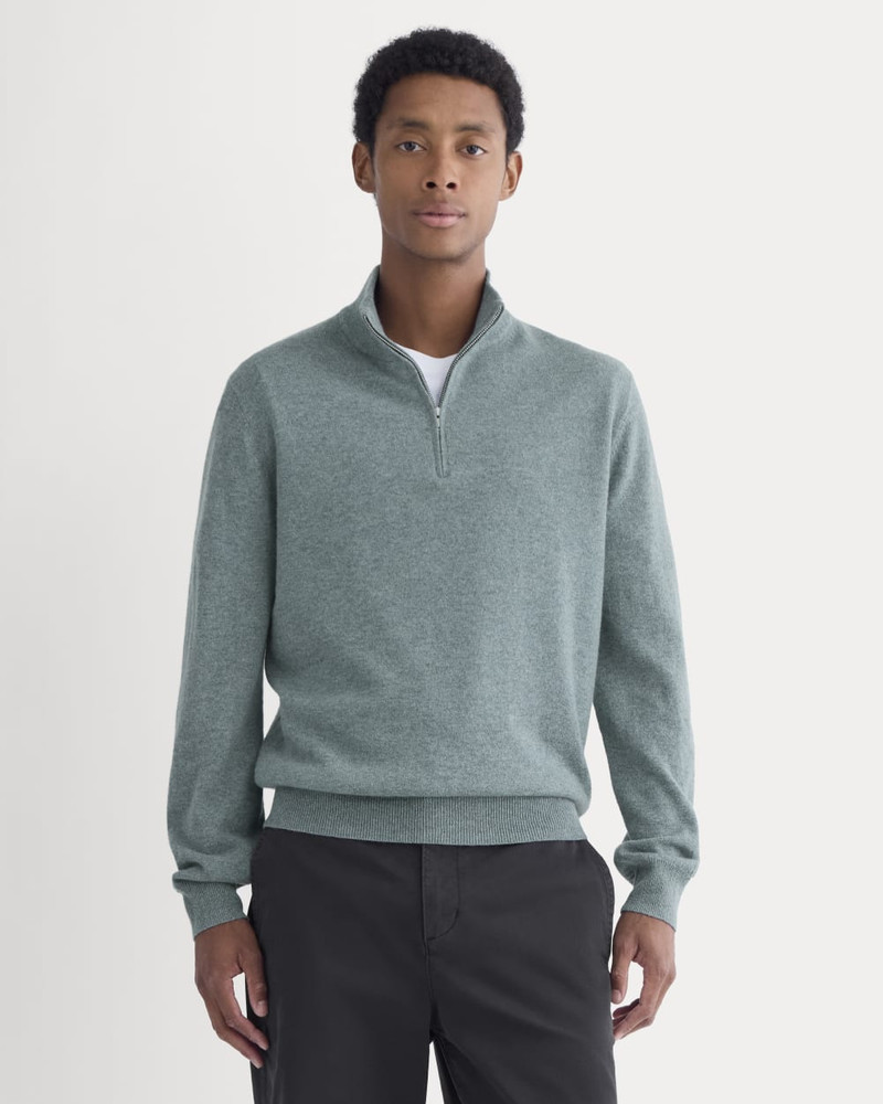 EVERLANE CASHMERE QUARTER ZIP SWEATER outlook
