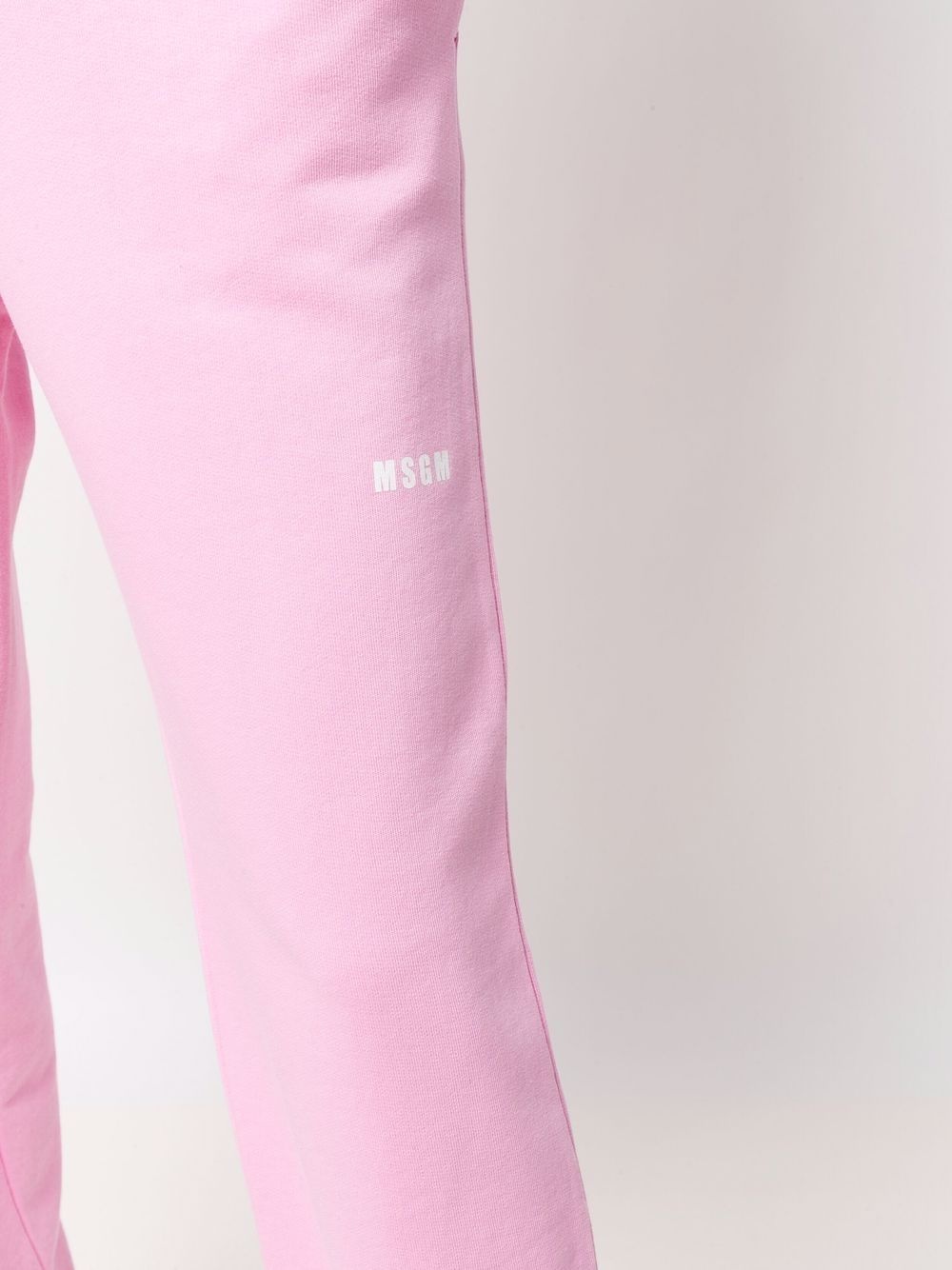 pink logo print joggers - 5