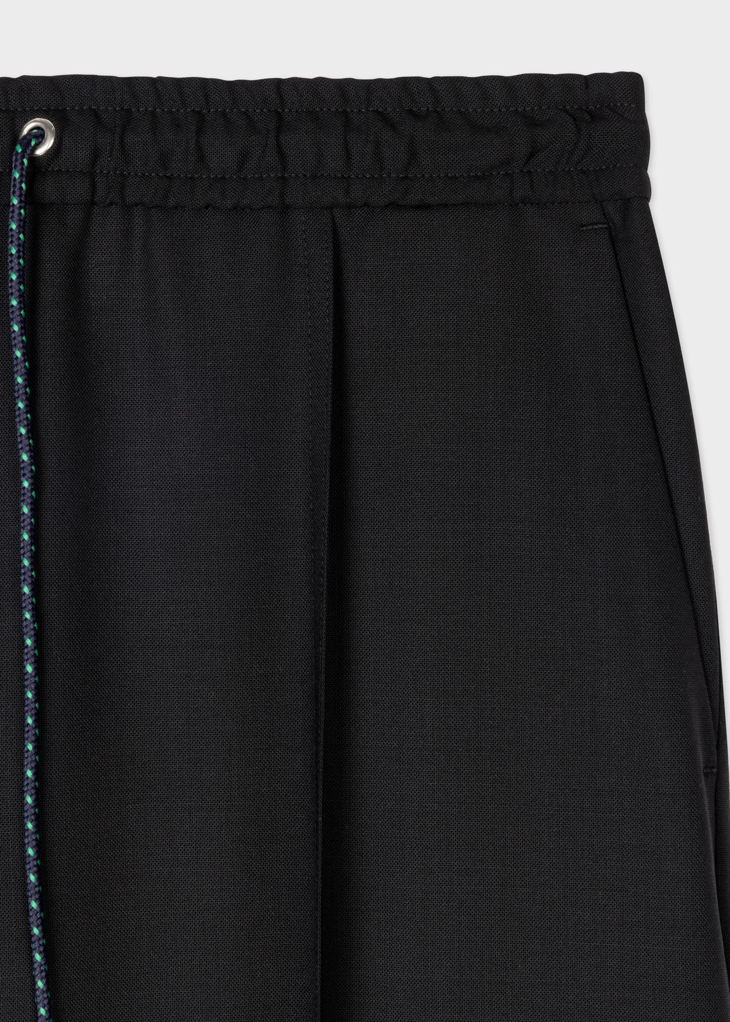 Wool-Hopsack Wide Leg Pants - 2