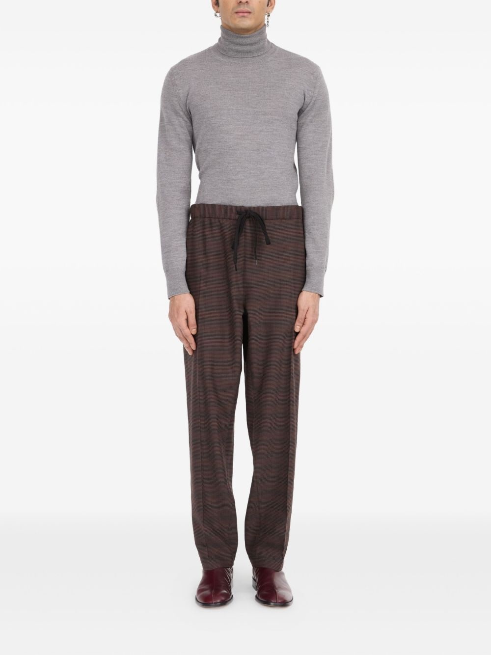 checked trousers - 2