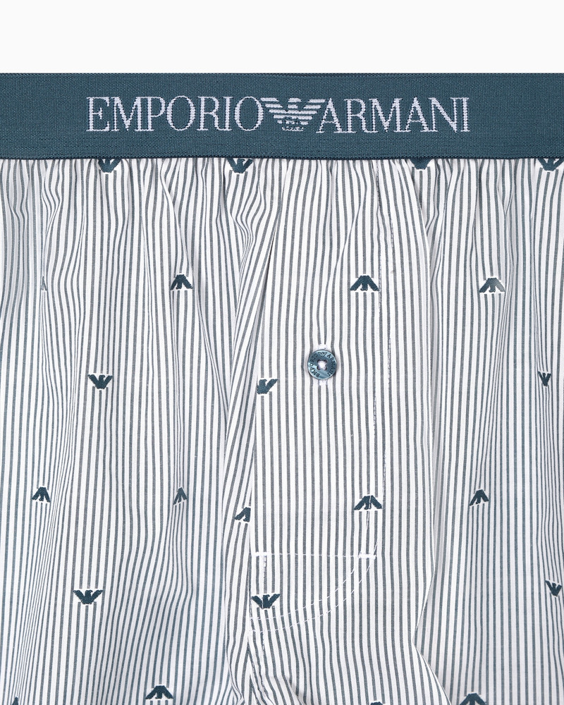 EMPORIO ARMANI BOXERS WITH JACQUARD LOGO PATTERN outlook