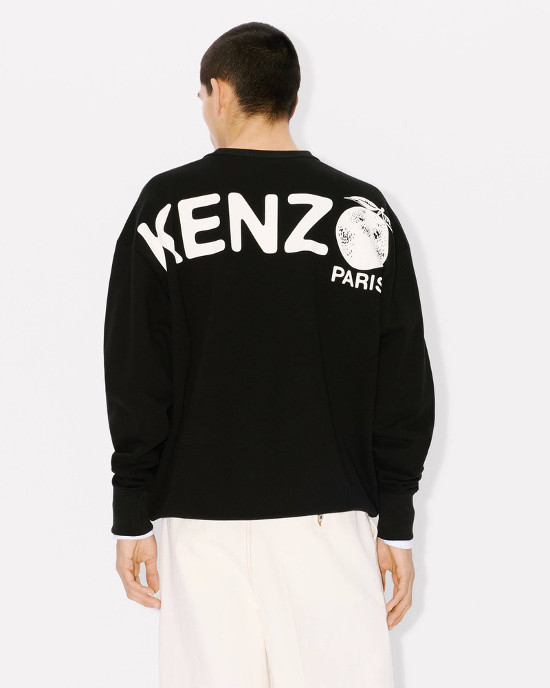 'KENZO Orange' oversized sweatshirt 5