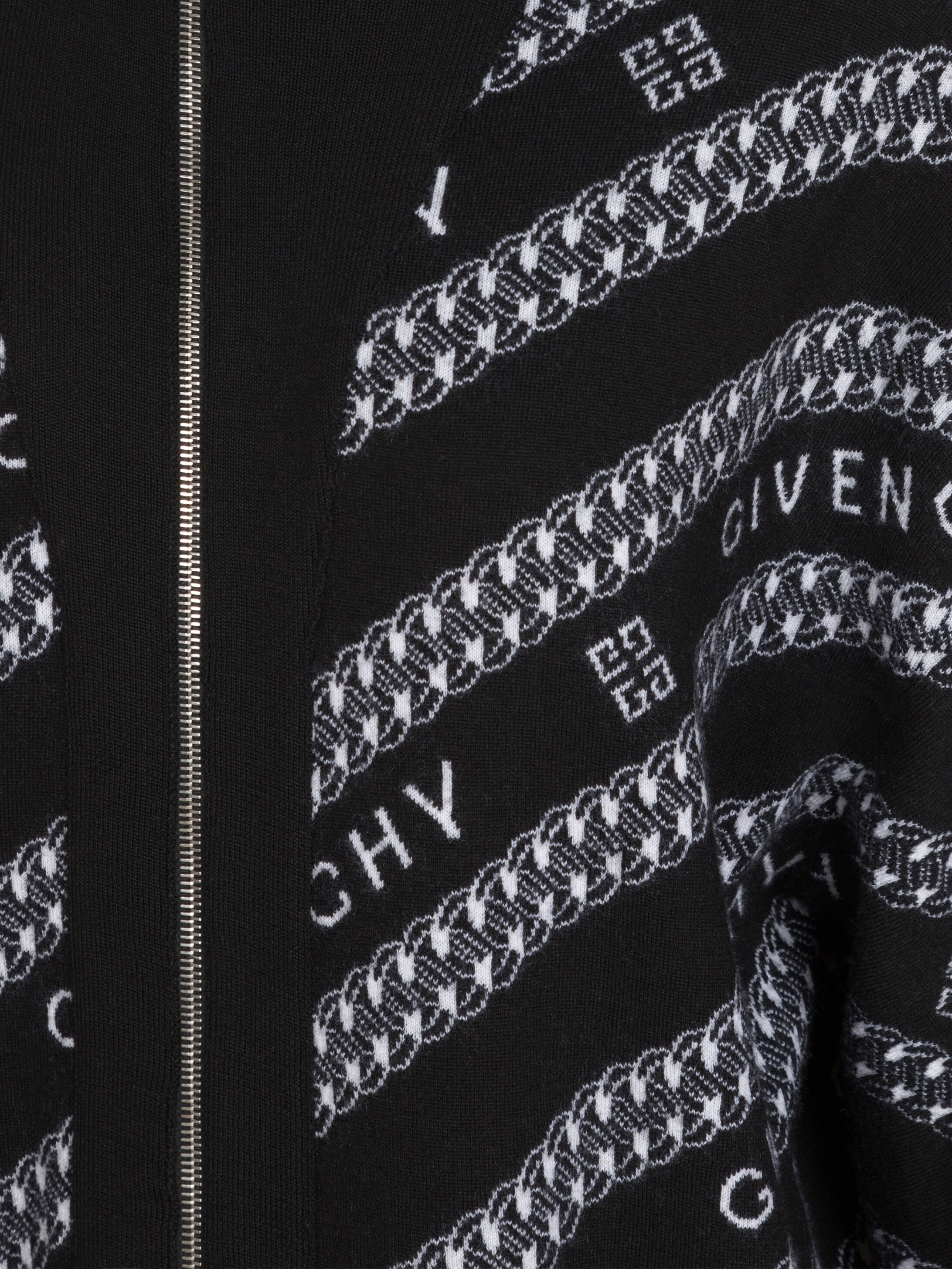 GIVENCHY Chain cardigan in jacquard - 7