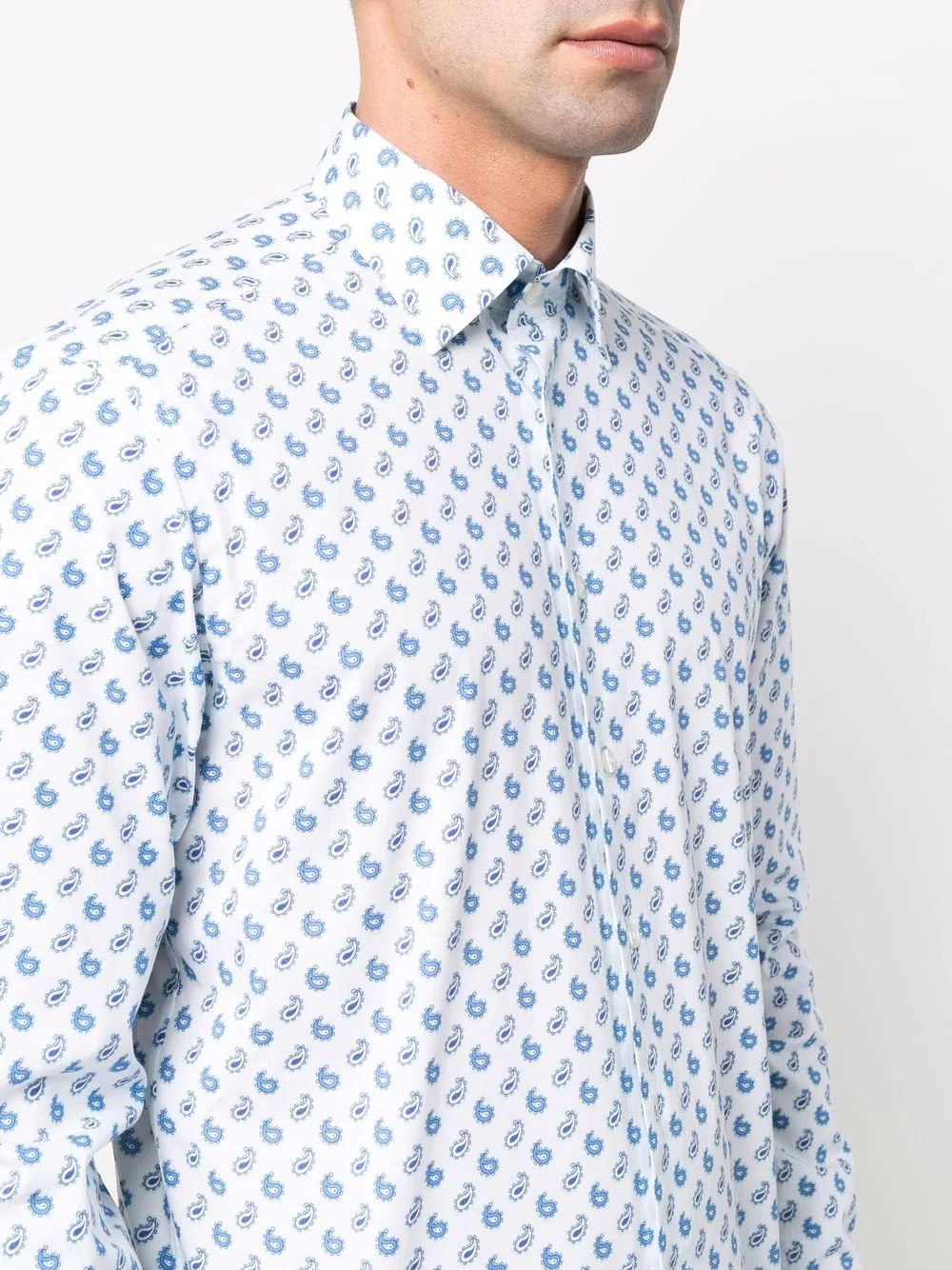 paisley-print long-sleeved shirt - 5