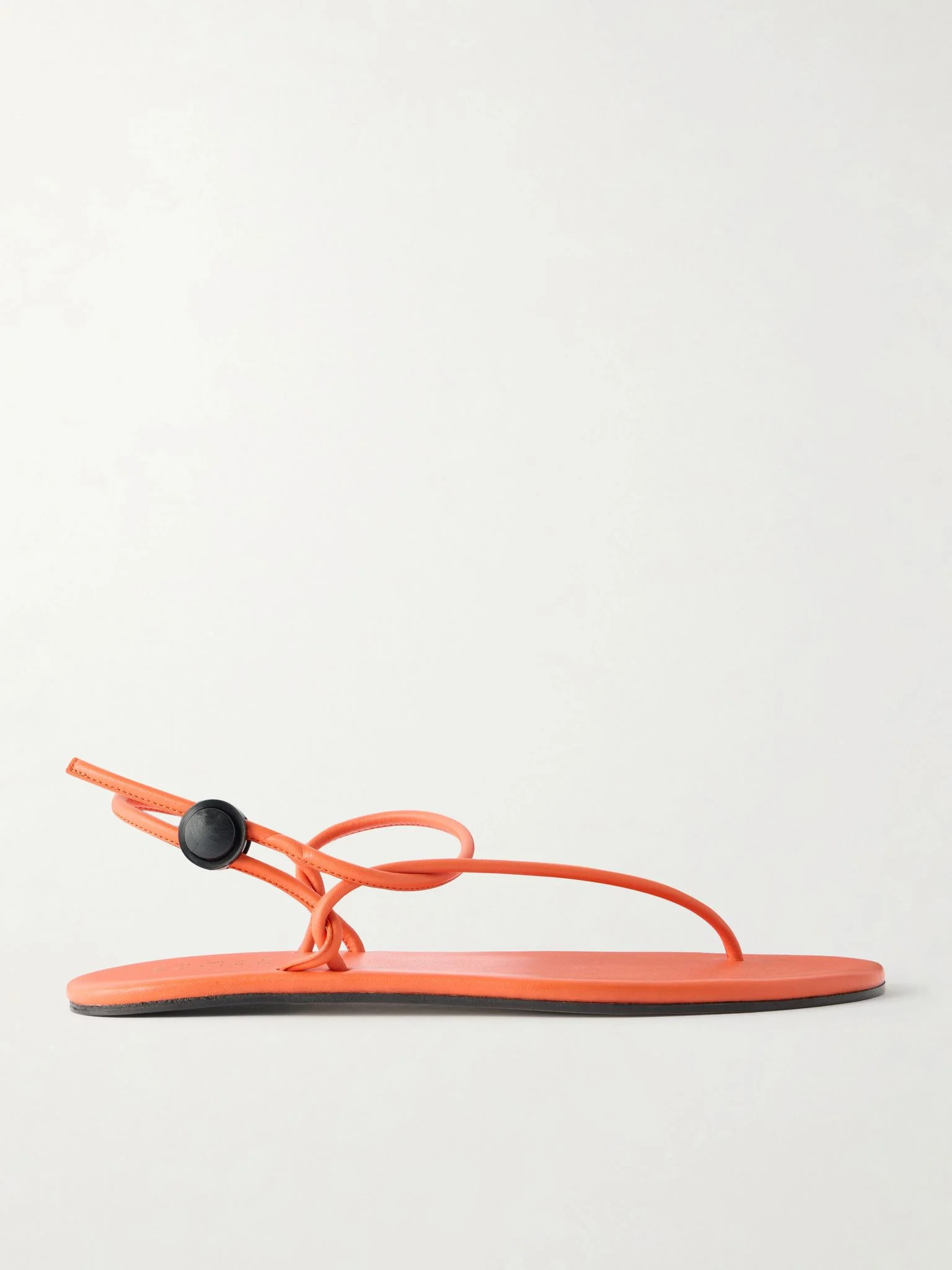 The String Theory leather thong sandals Orange - 1