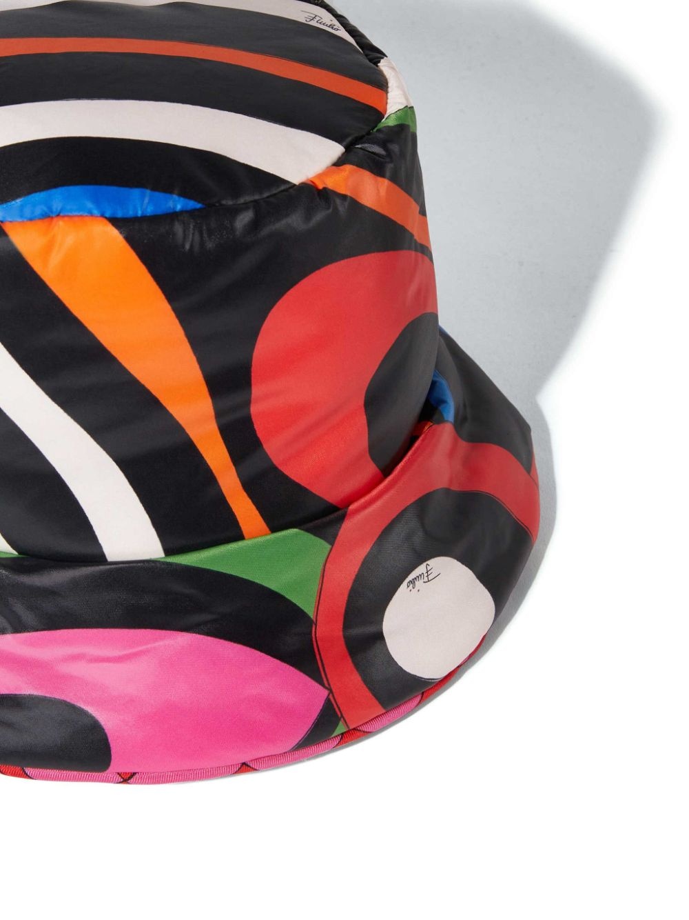 abstract print bucket hat - 3