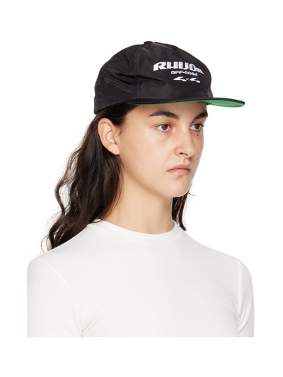 Rhude Black Embroidered Cap outlook