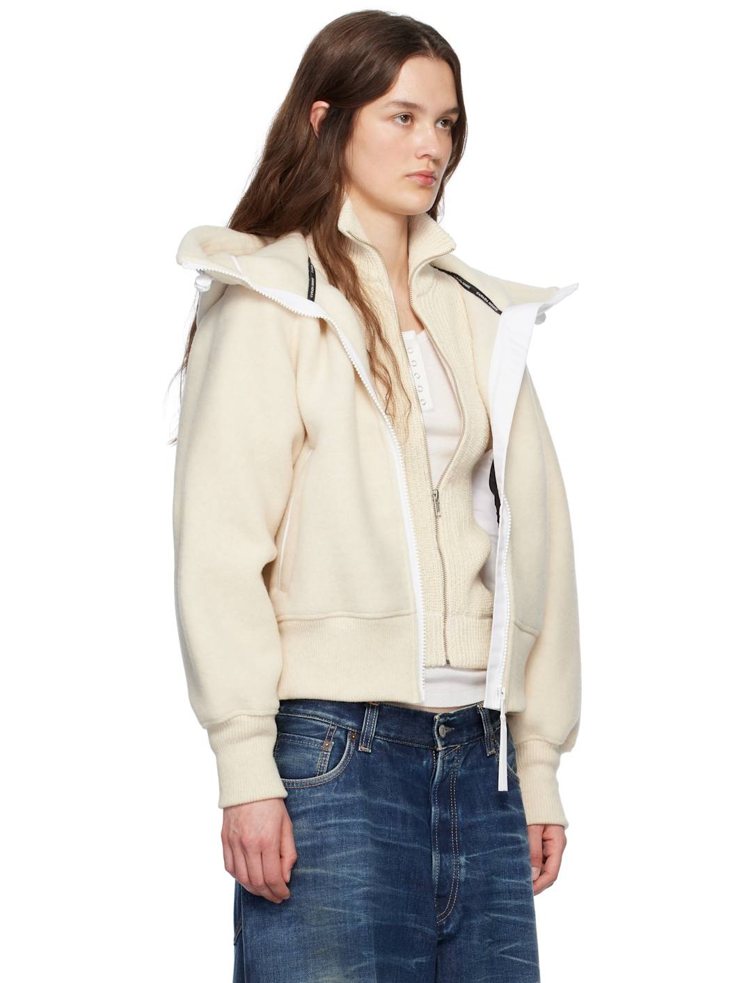Off-White HUMANATURE Chilliwack Bomber Kind Fleece Jacket - 2