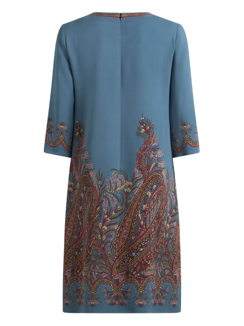 Etro paisley-print mini dress outlook
