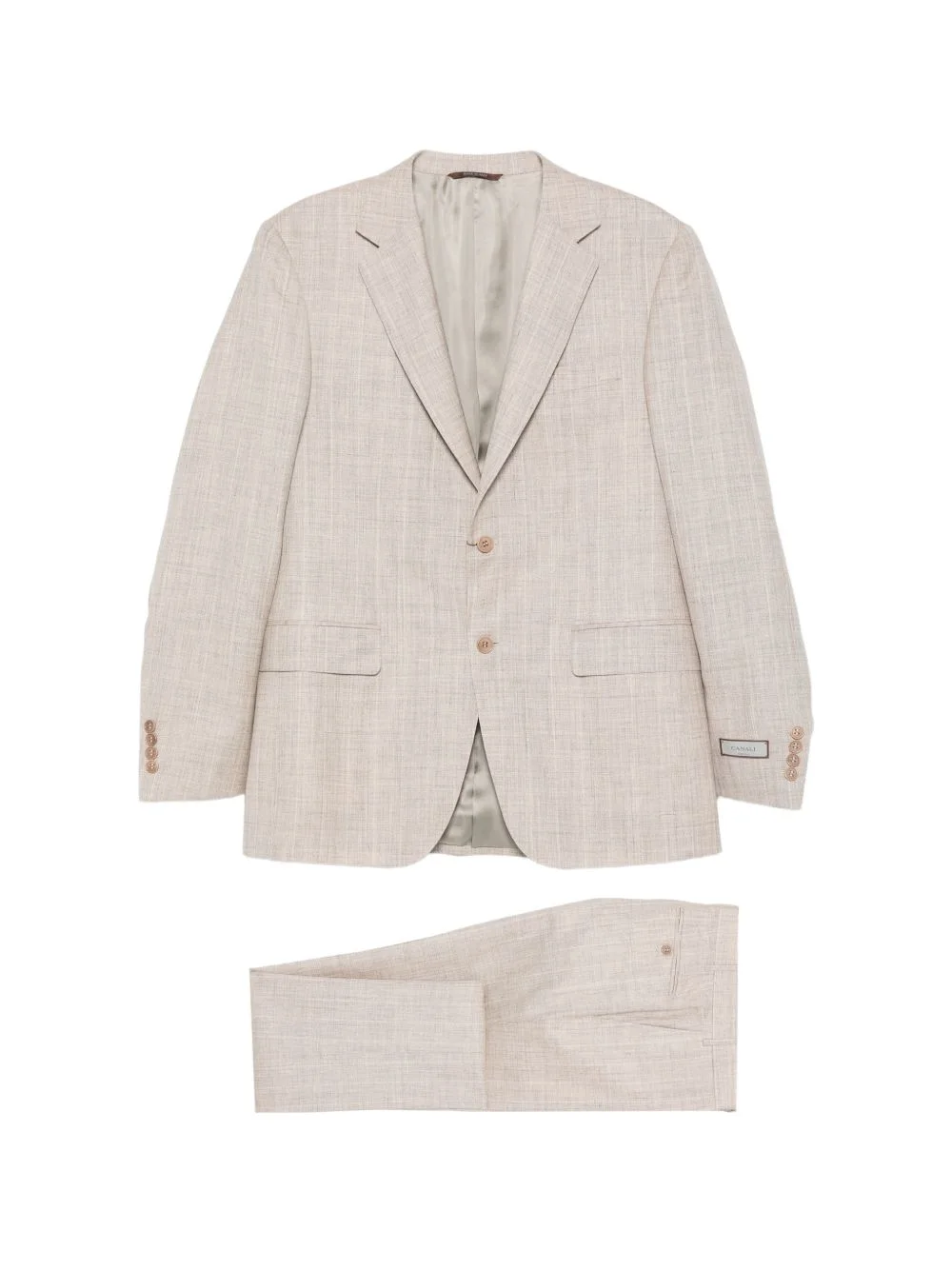 button blazer suit - 1