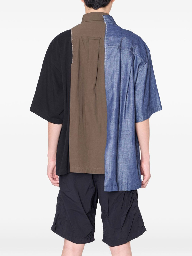 Kolor patchwork pocket shirt outlook