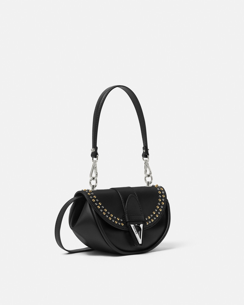 VERSACE Virtus Embellished Small Shoulder Bag outlook