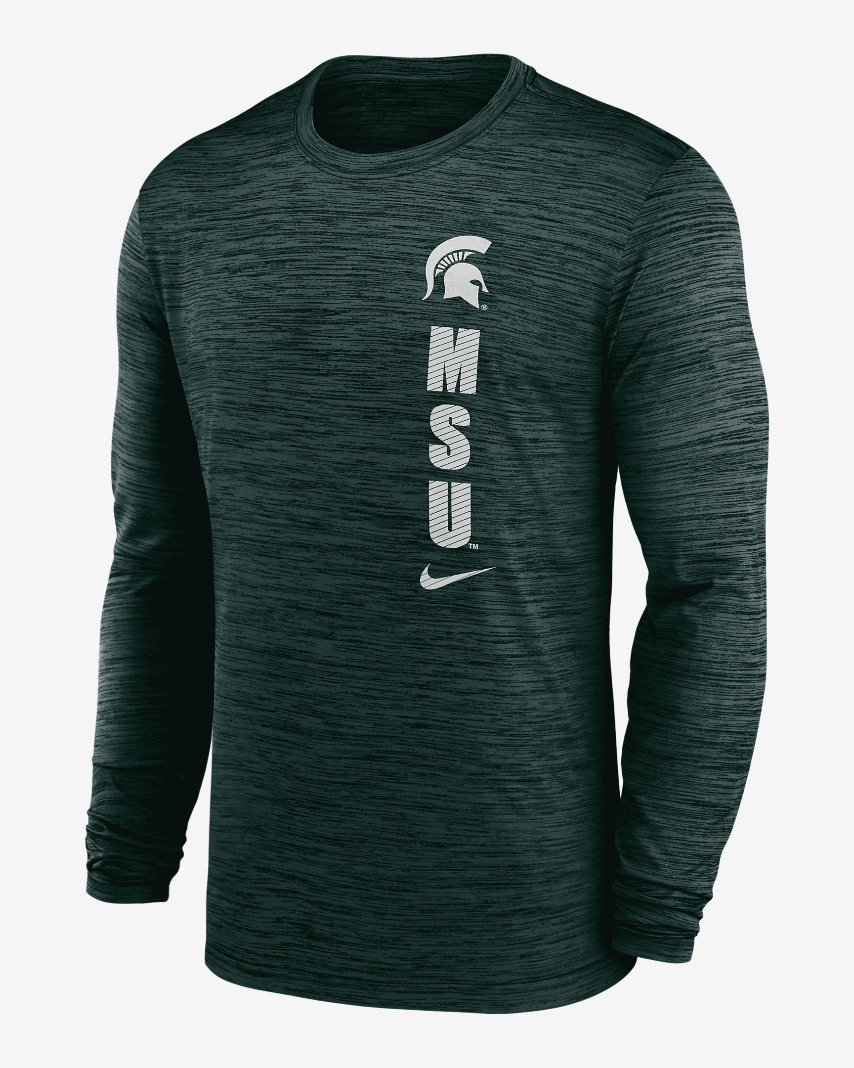 Michigan State Spartans Sideline Velocity Nike Men's Dri-FIT College Long-Sleeve T-Shirt - 1